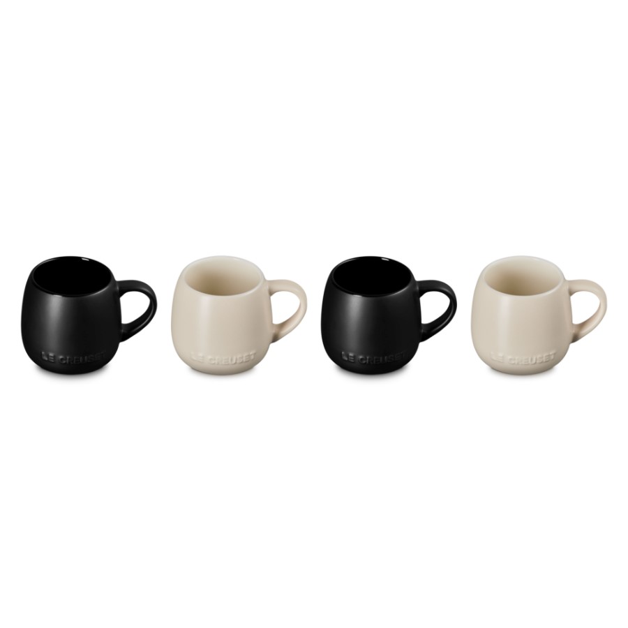 additioanl image for  Le Creuset Set of 4 Mug S/Blk 320 ml 